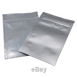 900 Zip Seal Bags Clear Plastic Zip Lock Food Freezer Grip Self Seal 5" x 7.5" 