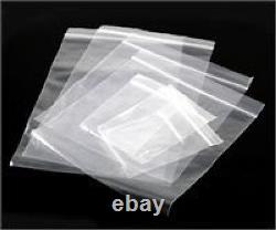 10 x 14 Grip Self Seal Bags Resealable Polythene Plastic FREE FIRST CLASS POST