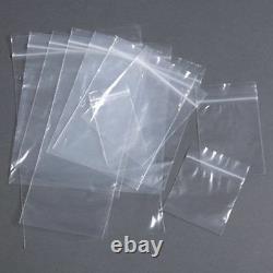 10 x 14 inch Clear Grip Seal Grip Seal Plastic Resealable Bags Free Postage