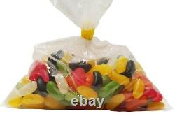 100 Clear Polythene Bags Plastic Poly All Sizes Thickness Crafts Food Heat Seal