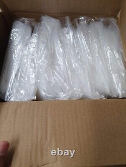 100 Grip Seal Storage Bags Reuseable Strong Clear Plastic Zip Lock 6x 9 Multi