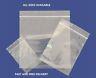 100 Strong 10 X 14 Grip Seal Resealable Clear Plastic Bags New