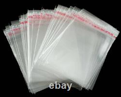 100 to 5000 Adhesive Peel and Seal Display Outer Plastic Packaging Bags