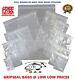 100 X Grip Lock Seal Small Size Re-sealable Plastic Bags Coin Jewellery