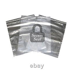 1000 12x15 Reclosable Resealable Clear Zipper Plastic Bags 2Mil 12x15