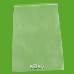 1000 14 x 24 Small Clear Plastic Zipper Poly Locking Reclosable Bags 4 Mil