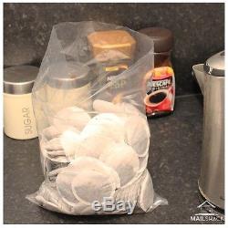 1000 CLEAR Polythene Food Craft Plastic Bags 10 x 15 250 x 375mm