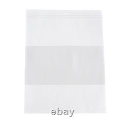 1000 Clear Plastic Reclosable Bags Self Seal Zip Lock Choose Type, Mil & Size