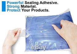 1000 Count 9 X 12 Self Seal 1.5 Mil Clear Plastic Poly Bags with Suffocation