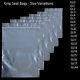 1000 Grip Seal Bags Self Reseal Able Mini Grip Poly Plastic Clear Zip Lock Bags