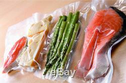 1000 Poly Nylon 9x12-3/8 Food Save Keep Fresh Preservation Channel Vacuum Bag