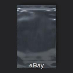 1000 qty 6x9 Reclosable Clear Plastic Poly Zipper Bags 6 Mil Super Heavy Duty