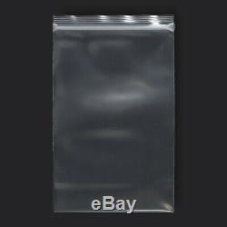 1000 qty 6x9 Reclosable Clear Plastic Poly Zipper Bags Super Heavy Duty 8 Mil