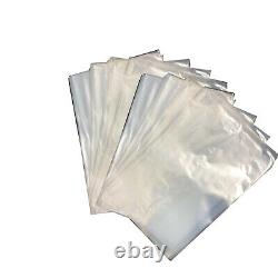 1000 x Clear Plastic Polythene Bags Packing Poly Bag 12 in x 18 in 100 Gauge