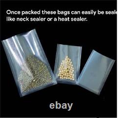 1000 x Clear Plastic Polythene Bags Packing Poly Bag 12 in x 18 in 100 Gauge