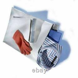 10000 7.5x10.5 WHITE 2.5 MIL THICK POLY MAILERS ENVELOPES SHIPPING BAGS