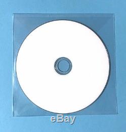 10000 CD DVD Thin CPP Clear Plastic Sleeves with Flap Bag Envelope 60 micron