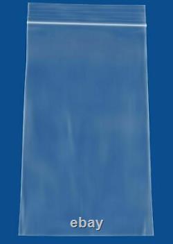 10000 Clear 2 Mil Reclosable Plastic Top Seal Poly Bags 4x7 Jewelry Baggies