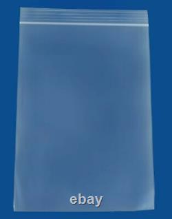 10000 Clear 2 Mil Reclosable Plastic Top Seal Poly Bags 7x10 Jewelry Baggies