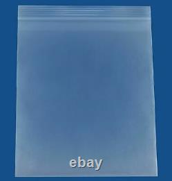 10000 Clear 2 Mil Reclosable Plastic Top Seal Poly Bags 7x8 Jewelry Baggies