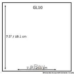 10000 GL10 GA129 7.5 x 7.5 Clear Write-On Panel Grip Self Seal Plastic Bags