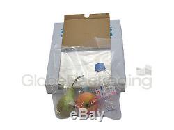 10000 HEAVY DUTY 8x10 CLEAR POLYTHENE FOOD USE APPROVED BAGS 200 GAUGE 24HRS