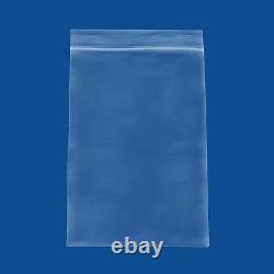 10000 PCS Clear Reclosable Plastic Zip Lock Bags Resealable Zipper 4 x 6 4 Mil