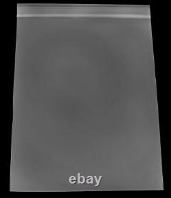 10000 Pcs Clear Reclosable Plastic Zip Lock Bags Resealable Zipper 8 x 10 6Mil