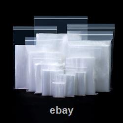 1001000pcs Grip Seal Bags Clear Resealable Plastic Polythene Cheapest Gripseals