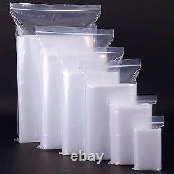 1001000pcs Grip Seal Bags Clear Resealable Plastic Polythene Cheapest Gripseals
