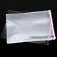 100pcs Clear Self Seal Adhesive Opp Bags Cellophane Resealable Plastic Gift Bags