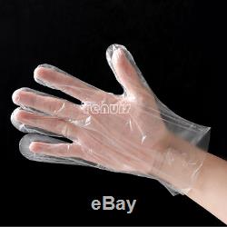 100PCS/bag Food Plastic Gloves Disposable Gloves for Restaurant Kitchen BBQ