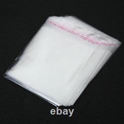 100X Self Adhesive Clear Peel & Seal Cellophane Plastic Bag Sweet Craft OPP Bags