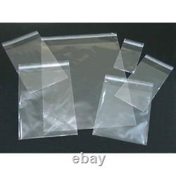 100pc Clear Poly Cello Bags Large Small Plastic Packaging Resealable Candy Store