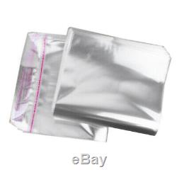 10X100Pc/Pack Opp Stickers Self Adhesive Transparent Plastic Bags Jewelry U5G3