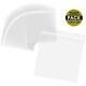12 3/4 X 12 1/2 Clear Poly Self Adhesive Seal Cello Lip Tape Plastic Bags 4mil