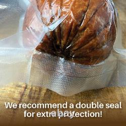 12 Expandable FoodSaver Compatible Vacuum Sealer Bags 11x50' Heat Seal Rolls