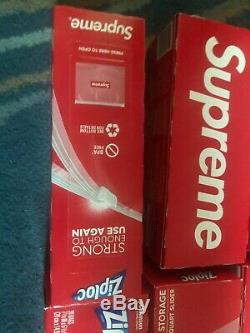 12 Packs of Supreme Ziploc Bags (Box of 30 Count) 100% AUTHENTIC DEADSTOCK