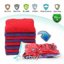 12 Vacuum Storage Bags Compressed Saving Space Seal Bags Variety Size Available