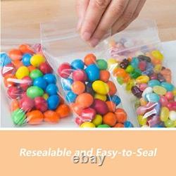 12 x 18(1000 Count) 2 Mil Clear Plastic Reclosable Ziplock Bags for Clothin