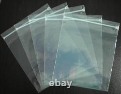 13 x 18 ZIP SEAL BAGS CLEAR 2 MIL PLASTIC RECLOSABLE LOCK MINI BAGGIES PCS