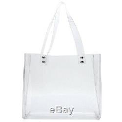 15X(Womens Clear Tote Bag For Stadium Work Plastic Pvc Purse Handbags L5Z8)