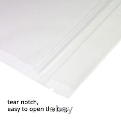 2.8oz High Quality Glossy Clear Plastic Mylar Stand up Zip Lock Bag O02