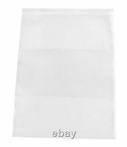 2 Mil Clear Reclosable Plastic Poly Bags 10 x 13 with White Block 2000 Packs