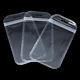 2 Mil Plastic Zipper Ziplock Reclosable Poly Jewelry Bags Pouch With Hang Hole