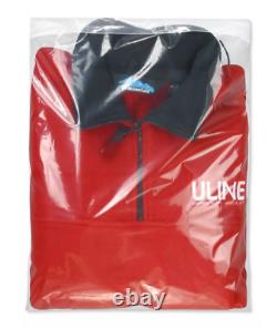 200 Clear 16 x 20 Plastic Flap Lock apparel storage Poly Bags Uline 2 MIL Thick