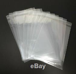 200 Pcs 9x12 (O) Clear Flat Cello Poly Cellophane Plastic Bags