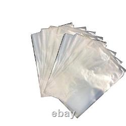 2000 Clear Plastic Polythene Bags Strong Packing Poly Bags 12 x 15 in 100Gauge