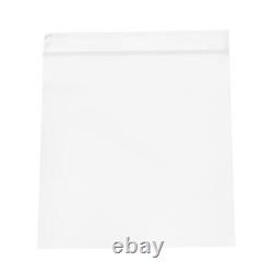 2000 Clear Plastic Reclosable Bags Self Seal Zip Lock Choose Type, Mil & Size