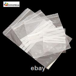 2000 PLASTIC RESEALABLE GRIP SEAL BAGS 9 x 12.75